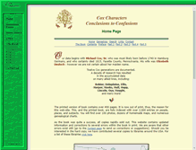 Tablet Screenshot of coxcharacters.com